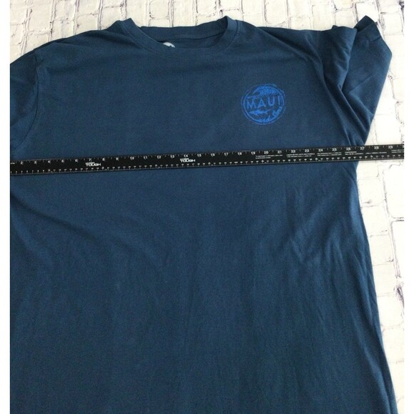 Maui T-Shirt Men’s Size 2XT Color Blue Graphic Tee - Picture 7 of 10